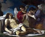 欧洲12-19世纪油画六_GUERCINO - Angels Weeping over the Dead Christ